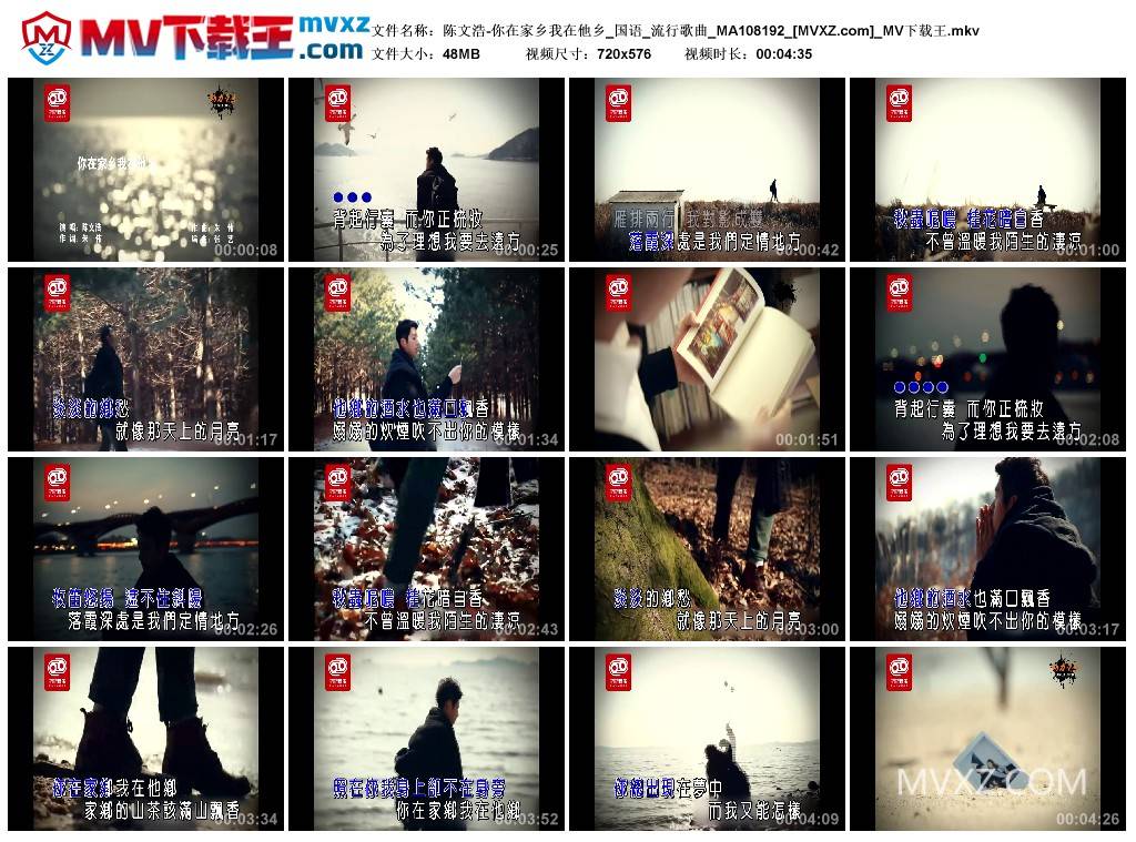 陈文浩-你在家乡我在他乡_国语_流行歌曲_MA108192